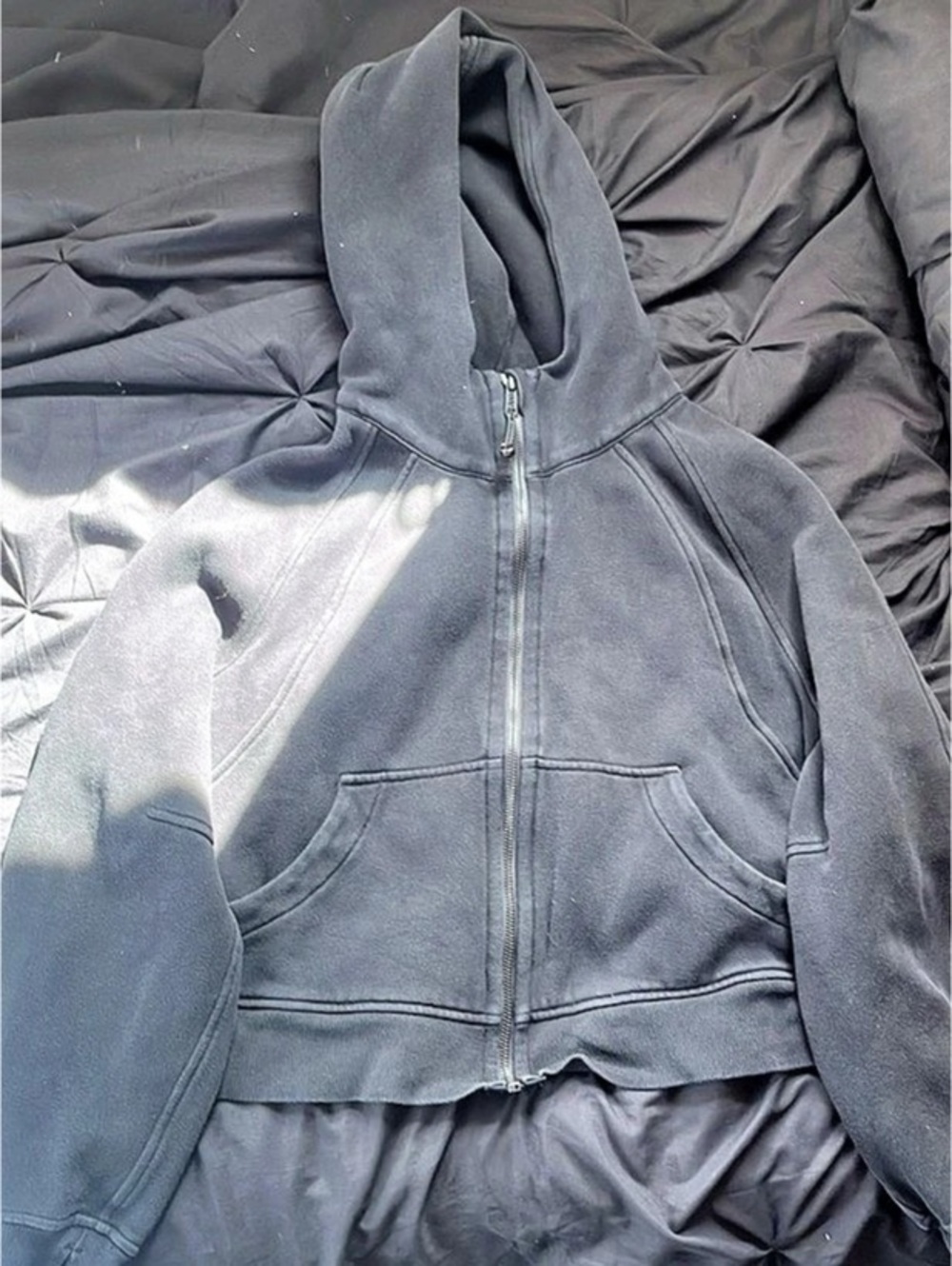 Lululemon Scuba Oversized Full-Zip Hoodie Black